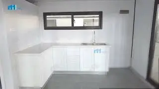 Sliding out container house
