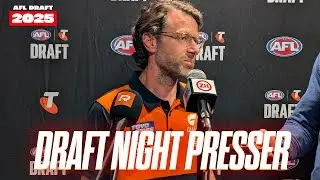 Адриан Карузо: пресс-конференция рекрутера GWS Giants, посвященная драфту | Драфт AFL 2025