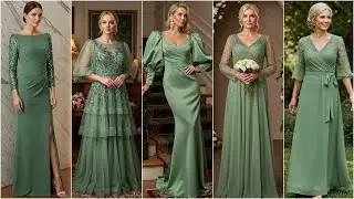 SAGE GREEN Mother of the Bride Dresses with Sleeves for Any Wedding Theme