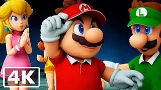 Mario Tennis Fever - All Cutscenes [Full Movie] 4K