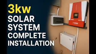 Inverex Yukon 3.5 Installation with iTel 24V Lithium & 6 Jinko 585W Solar