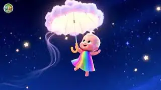 Baby Rainbow Flying the Umbrella 🌈☂️🎶 Fun Magical Adventure & Learning Song for Kids | Nursery Rhyme