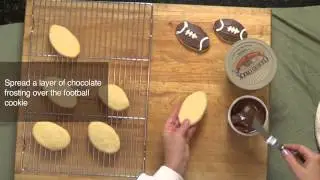 Country Crock&reg; Football Shaped Sugar Cookies