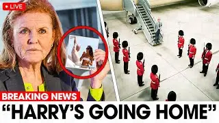 5 MIN AGO: Prince Harry RUSHES TO UK After Sarah Ferguson LEAKS Meghan's YACHT PHOTOS
