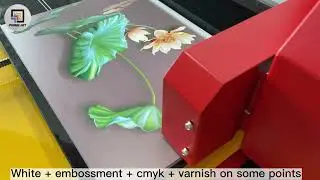 A1 A2 Wide Format UV Printer DTF Printer 24&times;36'' Varnish Effect Large Format UV LED Inkjet Printer