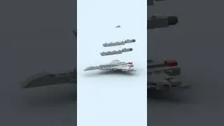 LEGO | Military MOC | Mikojan-Gurewitsch MiG-29 Fulcrum (МиГ-29) 1/110 Scale (Free Instructions)