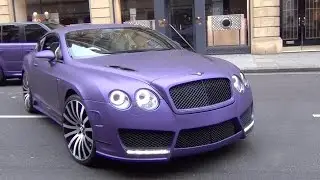 Purple Mansory Bentley Continental GT - Custom 1 of 1 Supercar in London