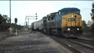 Amtrak & CSX Train Action Switches And Curves