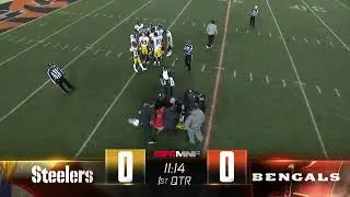 Ryan Shazier Carted off the Field After Gruesome Back Injury | Steelers vs Bengals Week 13