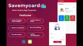 Save My Card | React Native App | VVV Infotech