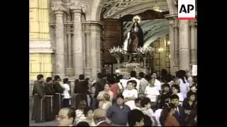 PERU: LIMA: EASTER PROCESSION