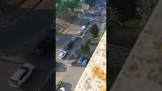 traffico dopo il Black point via Nomentana a San Basilio