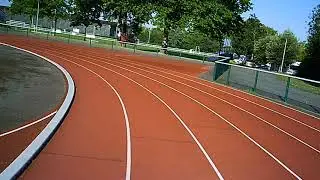 Recording a video at the first person while running with spy glasses