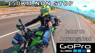 150km non stop | latur to Aurangabad | Dominar 400