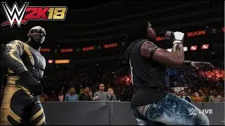 WWE 2K18 - The Golden Truth vs. The Shining Stars | Monday Night Raw