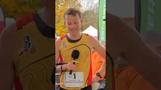 Adrien Delenne's immediate reaction, French Sprint Champion #orienteering #AIXENPROVENCE #ACA