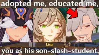CYNO & LISA Talked About Their Master Story Cutscene Genshin Impact