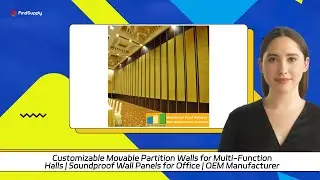 Customizable Movable Partition Walls for Multi-Function Halls | Soundproof Wall Panels for Office |