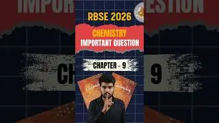 Chapter - 9 Amines | RBSE Class 12 Chemistry IMPORTANT QUESTIONS 2026