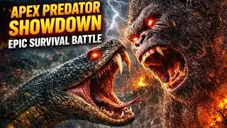 Apex Predator Showdown 🔥 Giant Gorilla vs Ancient Serpent | Epic Survival Battle