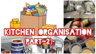 Easy way of grocery organisation in the kitchen | refilling containers (part-2)