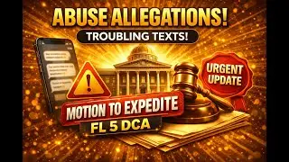 1-29-2026 FB Live Regarding My Florida District Five Court of Appeals Motion to Expedite in 3 Cases!
