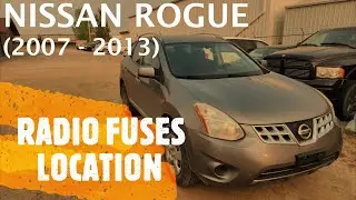 Nissan Rogue - Расположение предохранителей магнитолы (2007 - 2013)