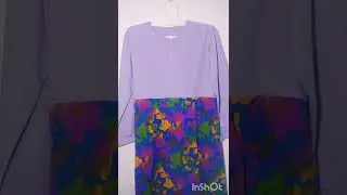 tunik kombinasi polos