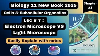 Difference Between Light Microscope and Electron Microscope | Chapter 3 | Class 11 Biology New 2025