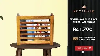 Royaloak | Elvin Magazine Rack - Sheesham Wood