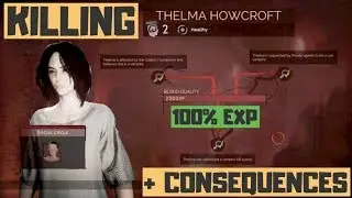 VAMPYR - Kill - Thelma Howcroft + CONSEQUENCES 100% Character Hints Unlocked EXP Embrace Gameplay