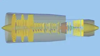 MDIDS-GT: Turbofan engine with centrifugal compressors