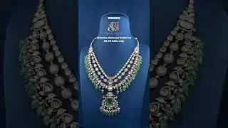 Victorian Diamond Bridal Jewellery Set With Price #bridaljewellery #jewellerycollection #gold