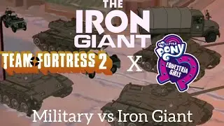 (219) The Iron Giant Crossover | Military Response Scene (TF2 Dub)