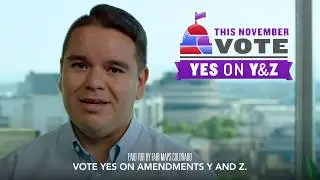 Amendments Y&Z give the power to draw political maps to an independent commission