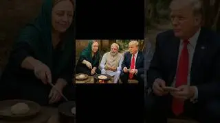 Narendra Modi, Italy PM & Donald Trump Making Chapati in Village &ndash; Unforgettable Moment!
