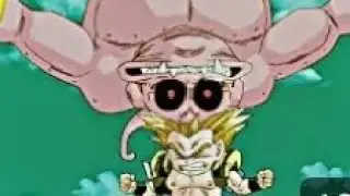 Gotenks vs majin bu fight funny video #dragonball #funnyvideo #goku 