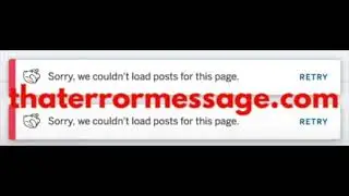 Sorry, we couldn't load posts for this page (Reddit)