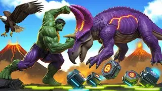 ALL DINOSAURUS BATTLE DISTORTUS REX vs INDOMINUS REX DINOSAUR FIGHTING IN JURASSIC WORLD EVOLUTION
