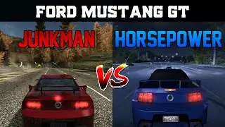 Junkman vs Horsepower - [Ford Mustang GT] - Need for Speed: Most Wanted vs Carbon