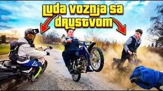 LUDA VOŽNJA SA DRUŠTVOM | Kroz sumu i sneg!!