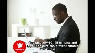 Why Sitting Too Long Causes Back Pain 😣 | Fix Posture, Sciatica & Disc Pressure with Physio 💪