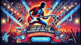 AJ Rock Music Rock Anthem  by JWC Creations