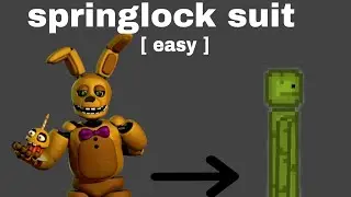How to make a springlock suit in melon playground 