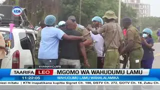 Polisi watumia vitoa machozi kutawanya wauguzi waliovamia afisi ya gavana Lamu