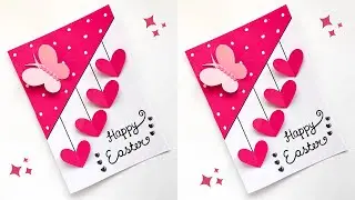 DIY Easter Greeting Card Ideas | Cute Easter Card Making | Handmade Easter card | Easy Easter Craft