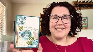 Stampin&rsquo; Up! Gears & Textures, Swirled Designs with Rub Ons Masculine Card #stampinup #cardmaking