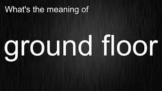 What's the meaning of 
