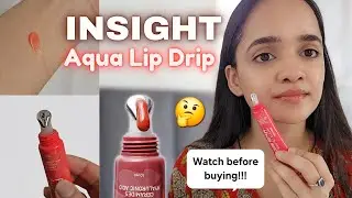 INSIGHT Peptide Infused AQUA Lip Drip Review + Swatches | Watch Before Buying | Insight Cosmetics