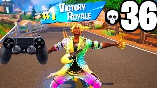 Confetti Claw Trace Skin Gameplay: 36 Kill Zero Build Solo Squad Win in Fortnite Ch. 4, Season 3